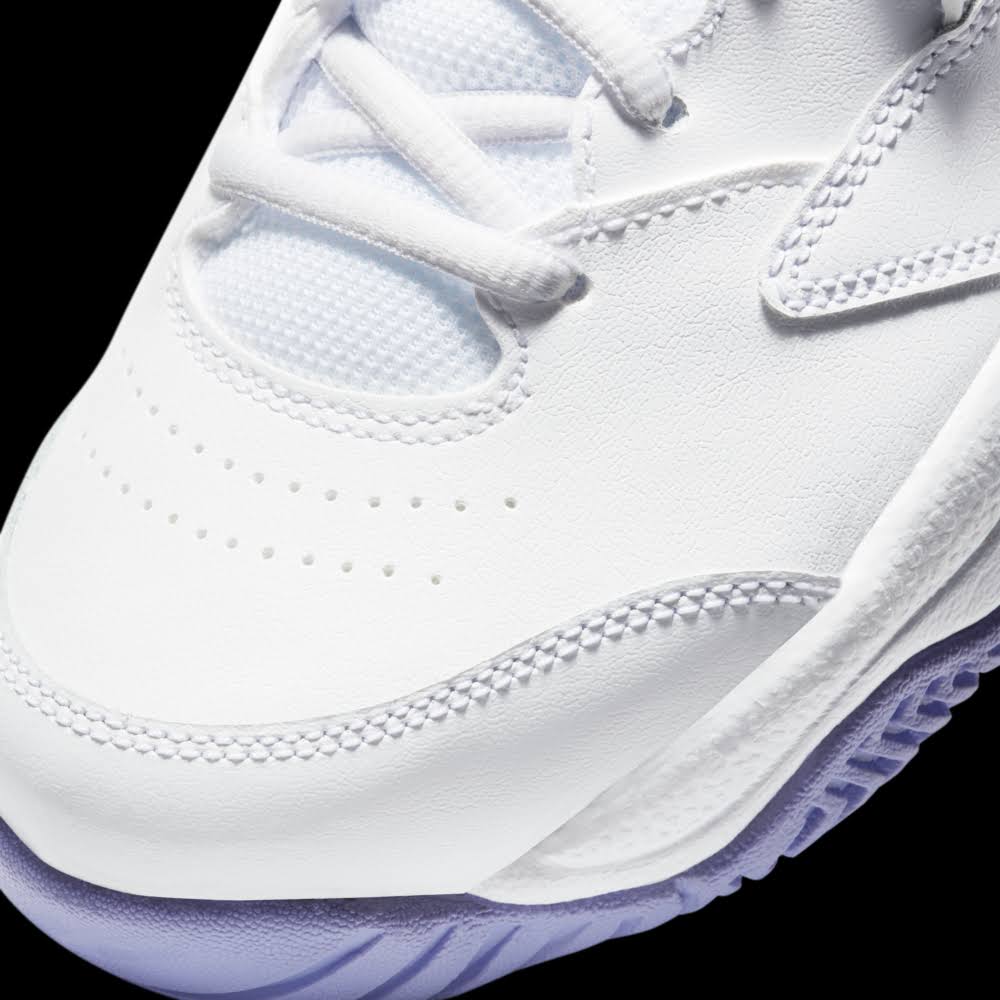 Nike Women's Court Lite 2 Tennis Shoes, Mango/Purple