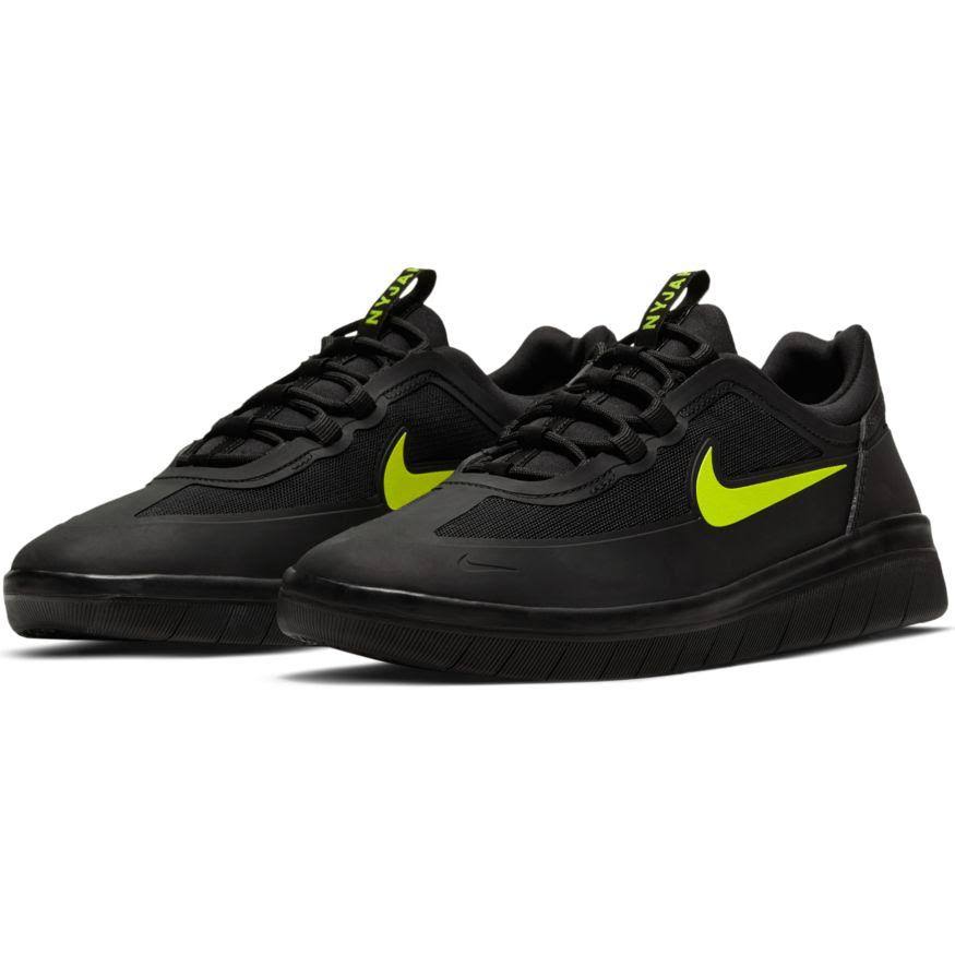 Nike SB Nyjah Free 2 Shoes - Black - 9.5