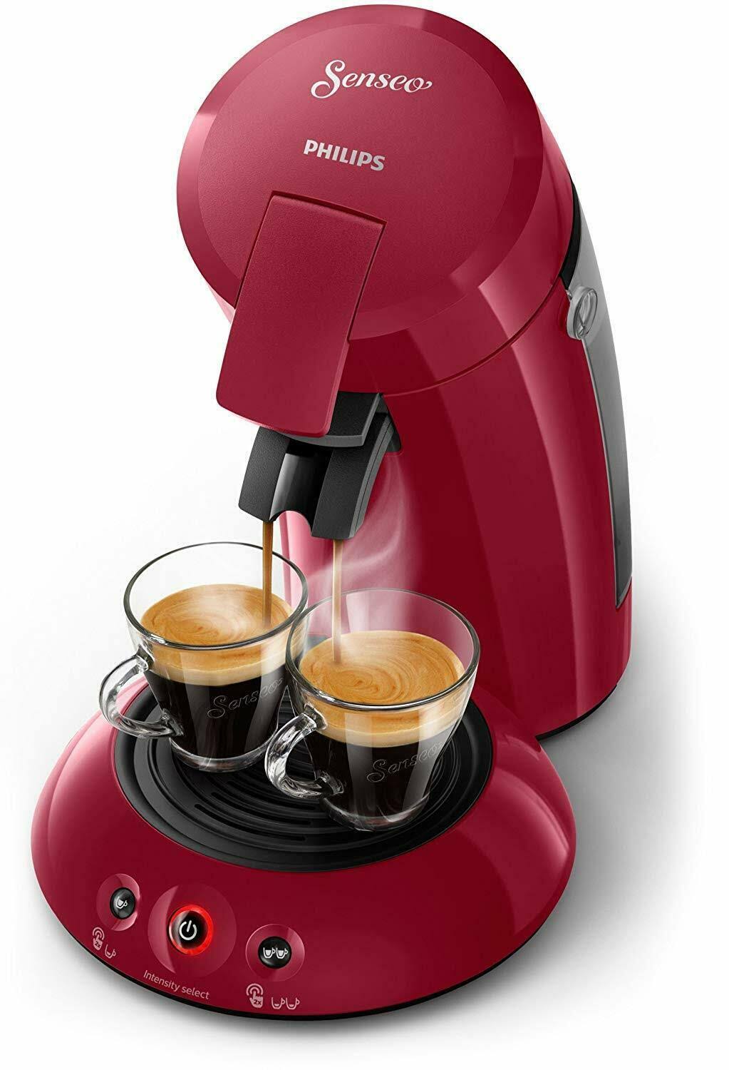 Philips Coffee Maker Senseo New Original Choice of Cream Plus Thickness -Red