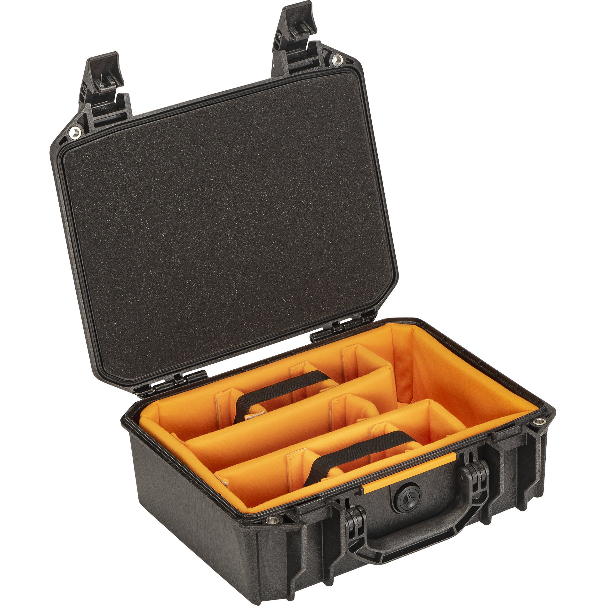 Pelican Vault V200 Medium Case with Lid Foam and Dividers (Black)