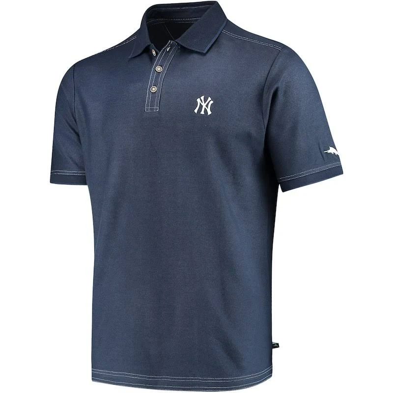 Men's Tommy Bahama Navy New York Yankees Emfielder Core Polo