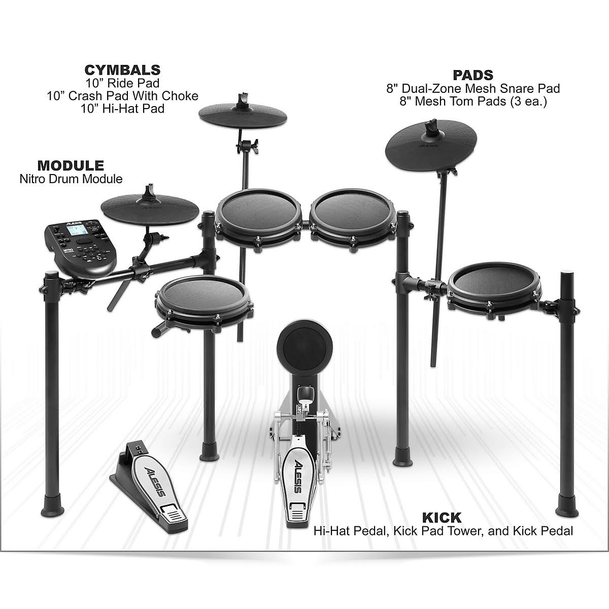 Alesis Nitro 8-Piece Electronic Drum Kit