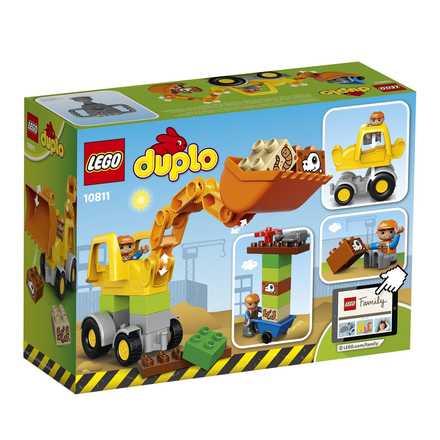 Lego Duplo Town Backhoe Loader 10811 Construction Toy