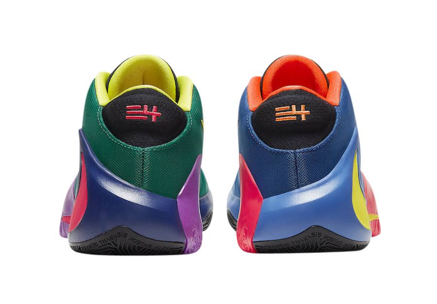 Nike Boys& Big Kids& Zoom Freak 1 1/2 Basketball Shoes - Yellow/Orange