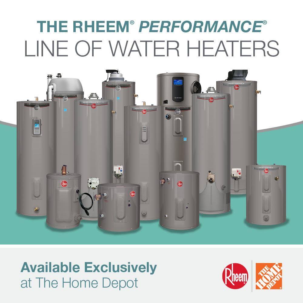 Rheem Performance 30 gal. Tall 6 Year 4500/4500-Watt Elements Electric Tank Water Heater