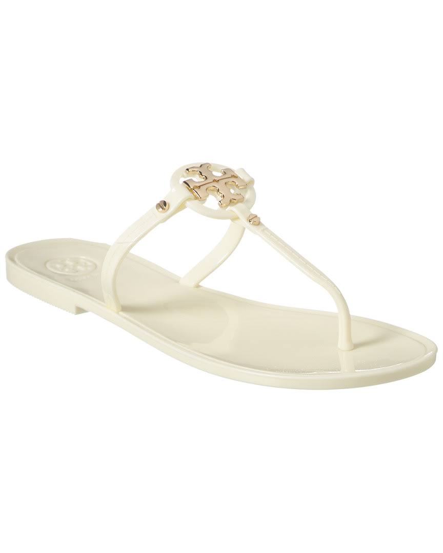 Tory Burch Mini Miller Flat Thong (ivory) Women's Sandals