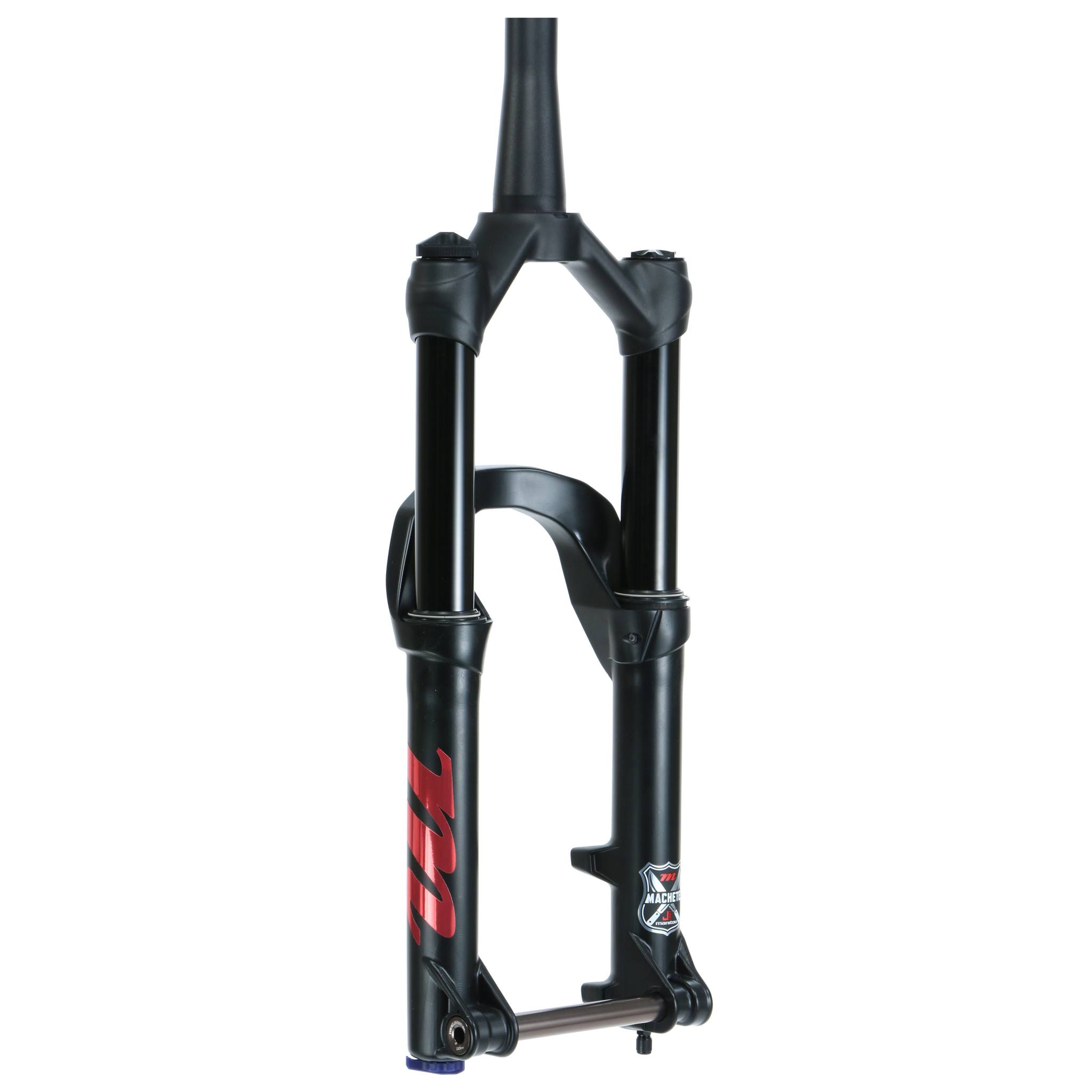 Manitou Machete J-Unit Suspension Fork 20 100mm Travel Tapered Steerer Boost, Black