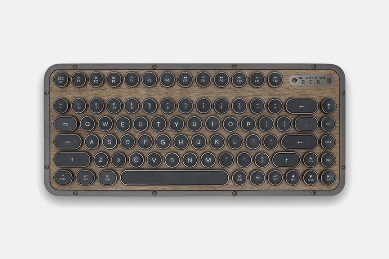 Azio Retro Compact Keyboard (Gunmetal)