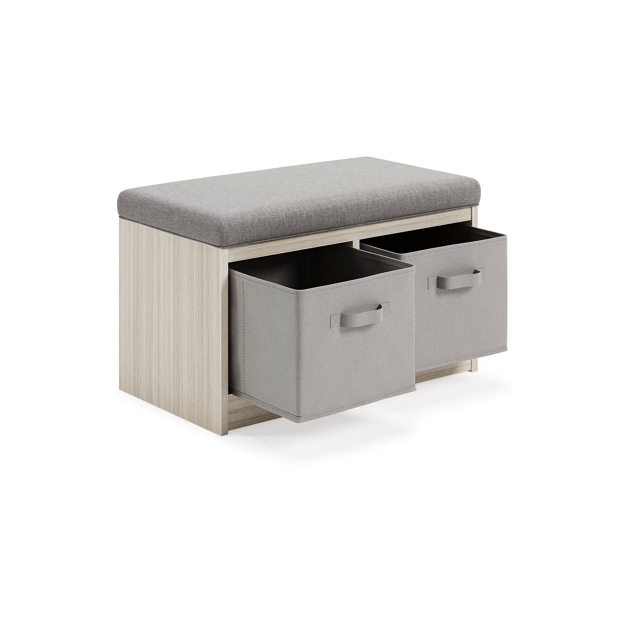 Signature Design by Ashley Blariden Storage Bench, Gray