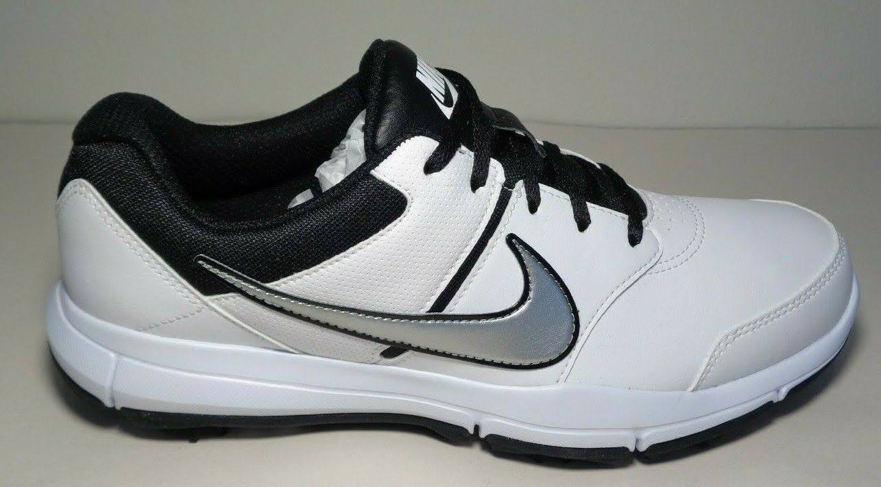 White Nike Durasport 4 Men's Golf Shoes