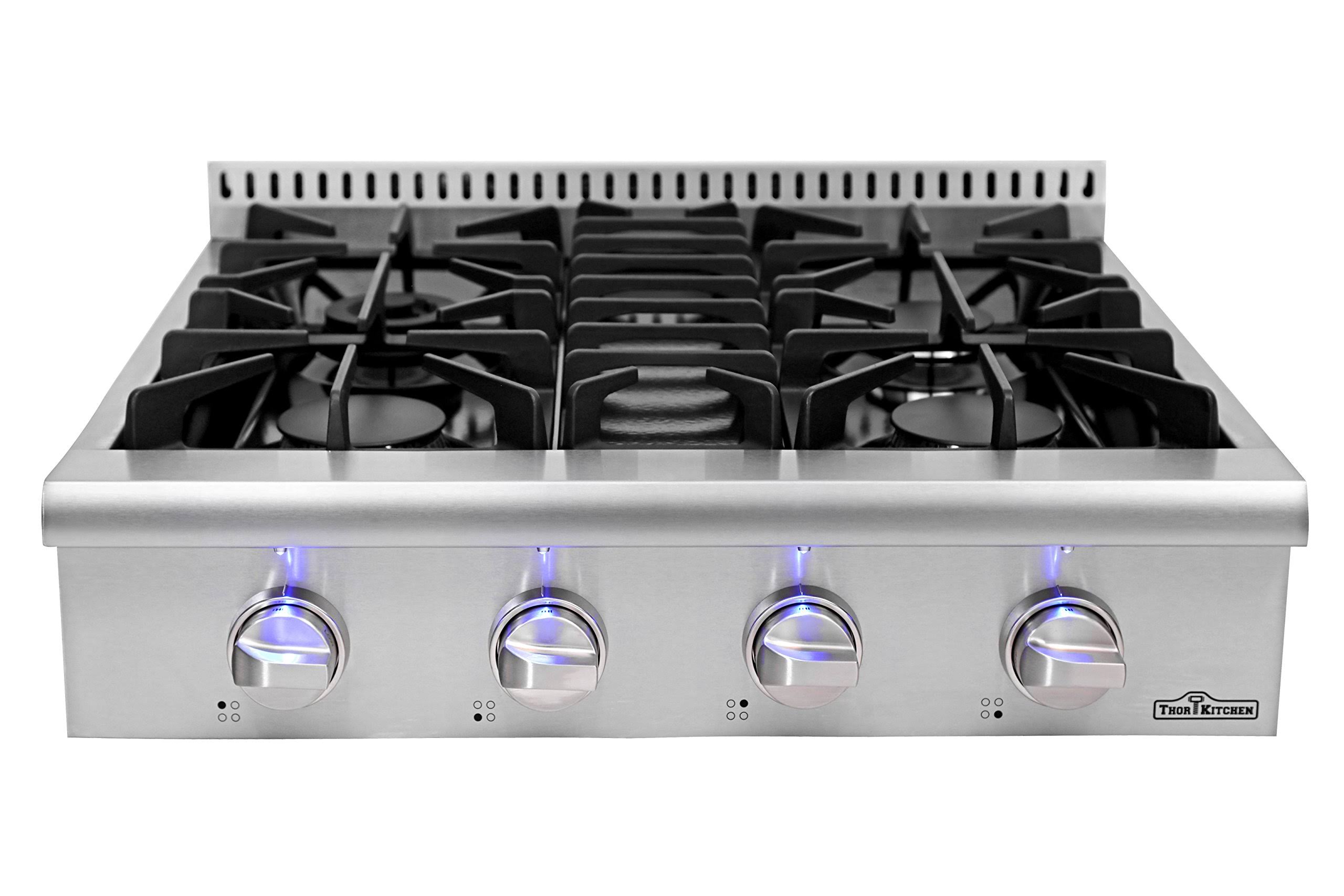 Thor Kitchen 30x22 GAS Rangetop Stainless Steel HRT3003U