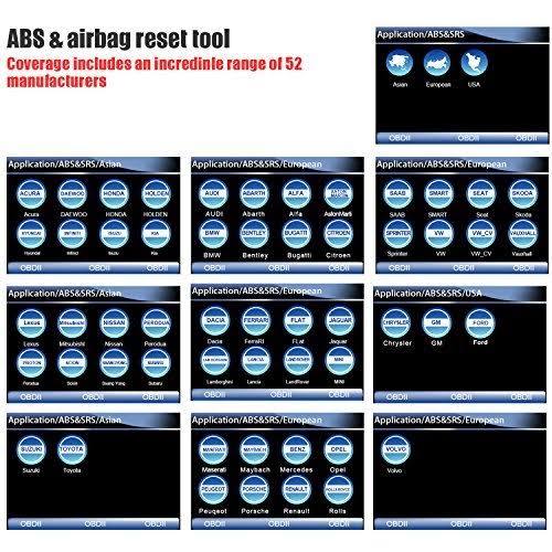 Foxwell NT630 Plus OBD2 Scanner ABS Srs Code Reader Automotive OBD II Srs AIRBAG Diagnostic and ABS Brake Bleed Scan Tool