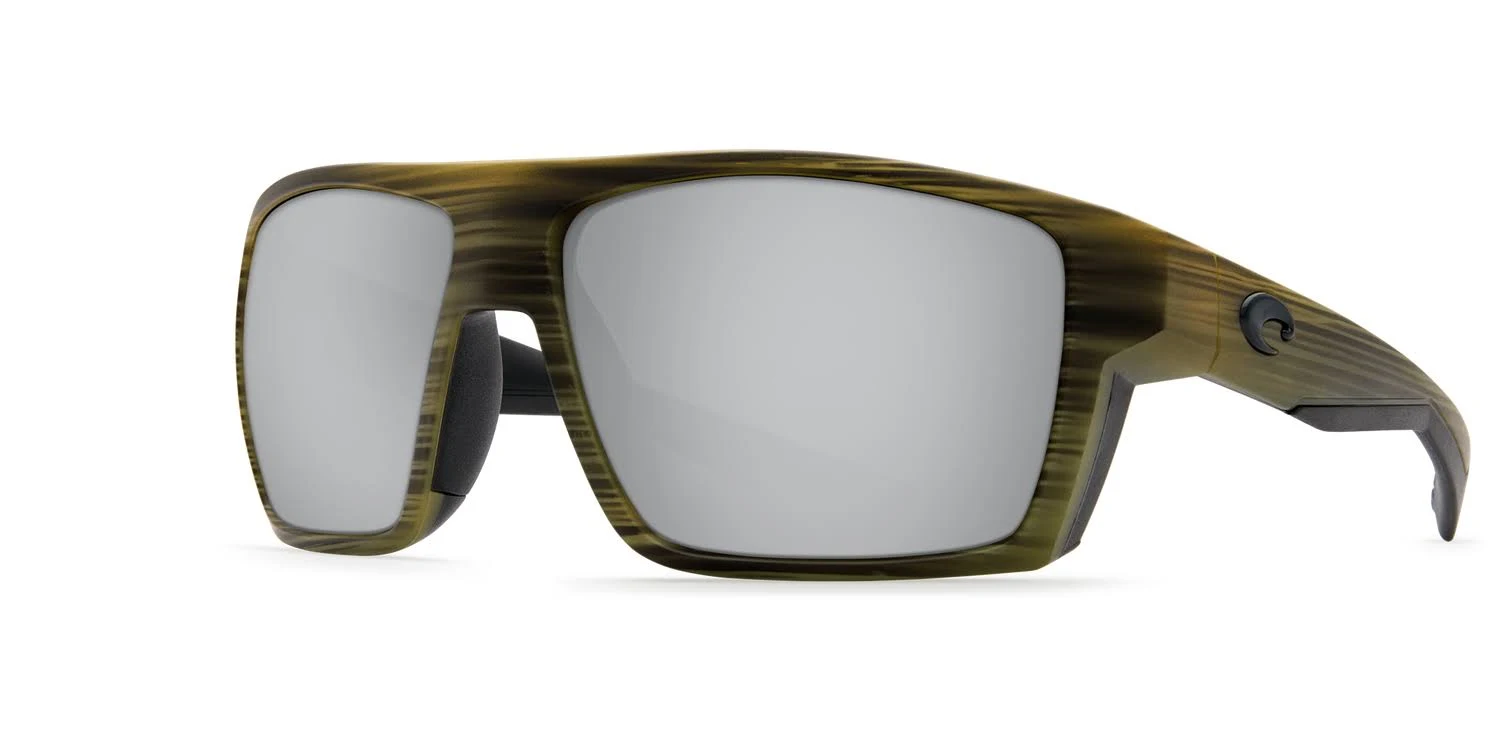 Costa Bloke Sunglasses Matte Verde Teak / Silver Mirror / 580G