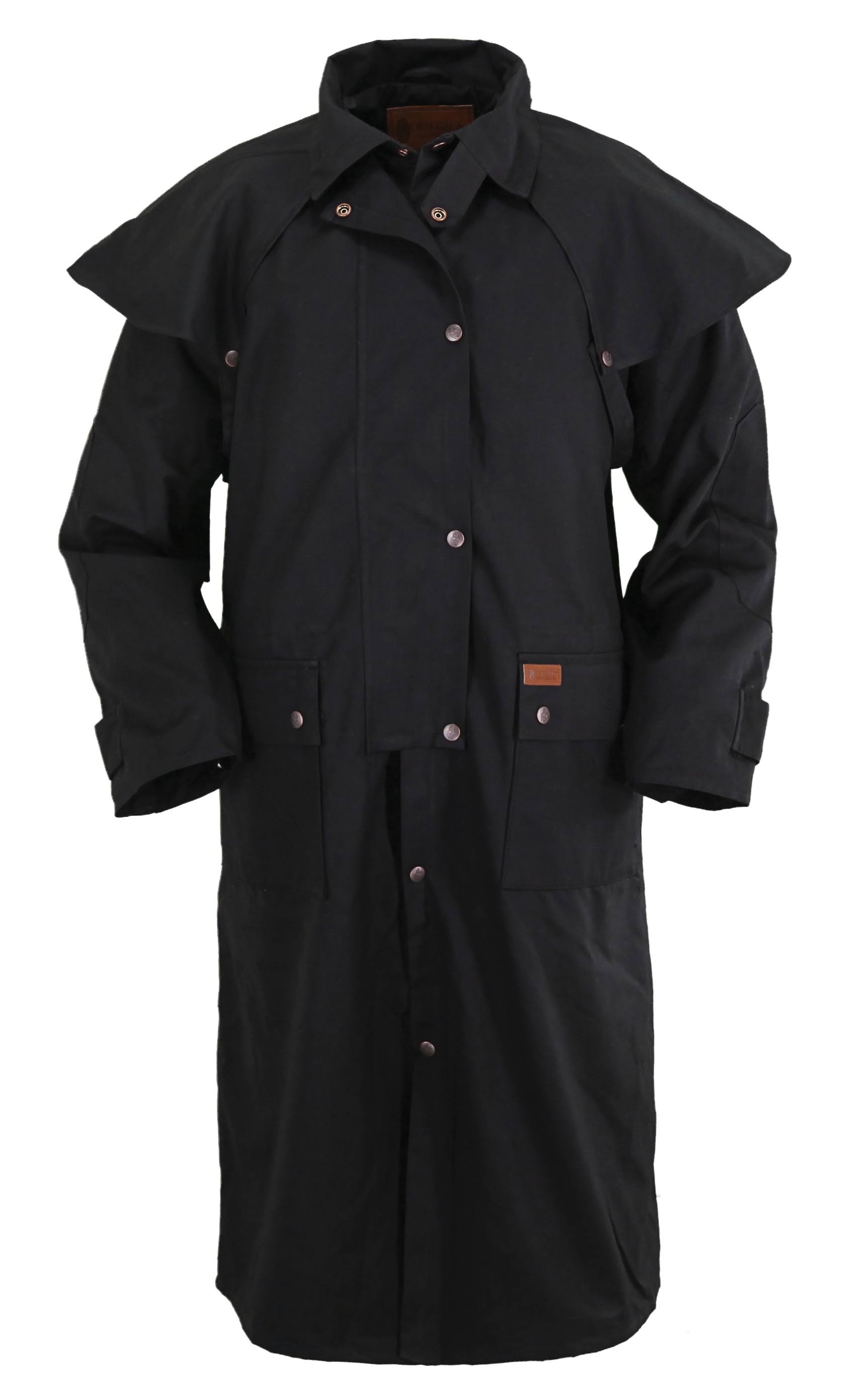 Outback Trading Co. Black Low Rider Oilskin Duster