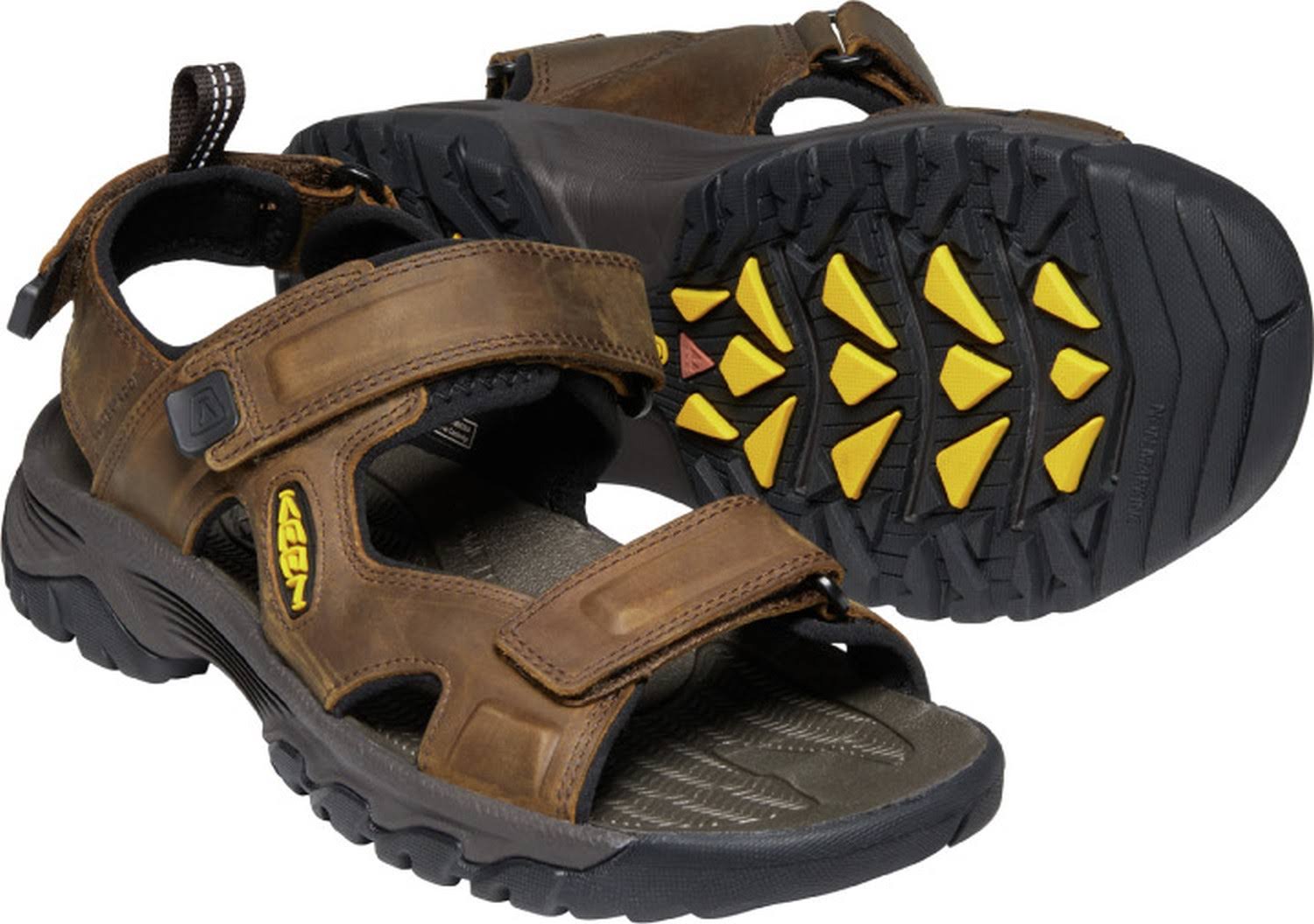 Keen Men's Targhee III Open Toe Sandal (9 Bison/Mulch)