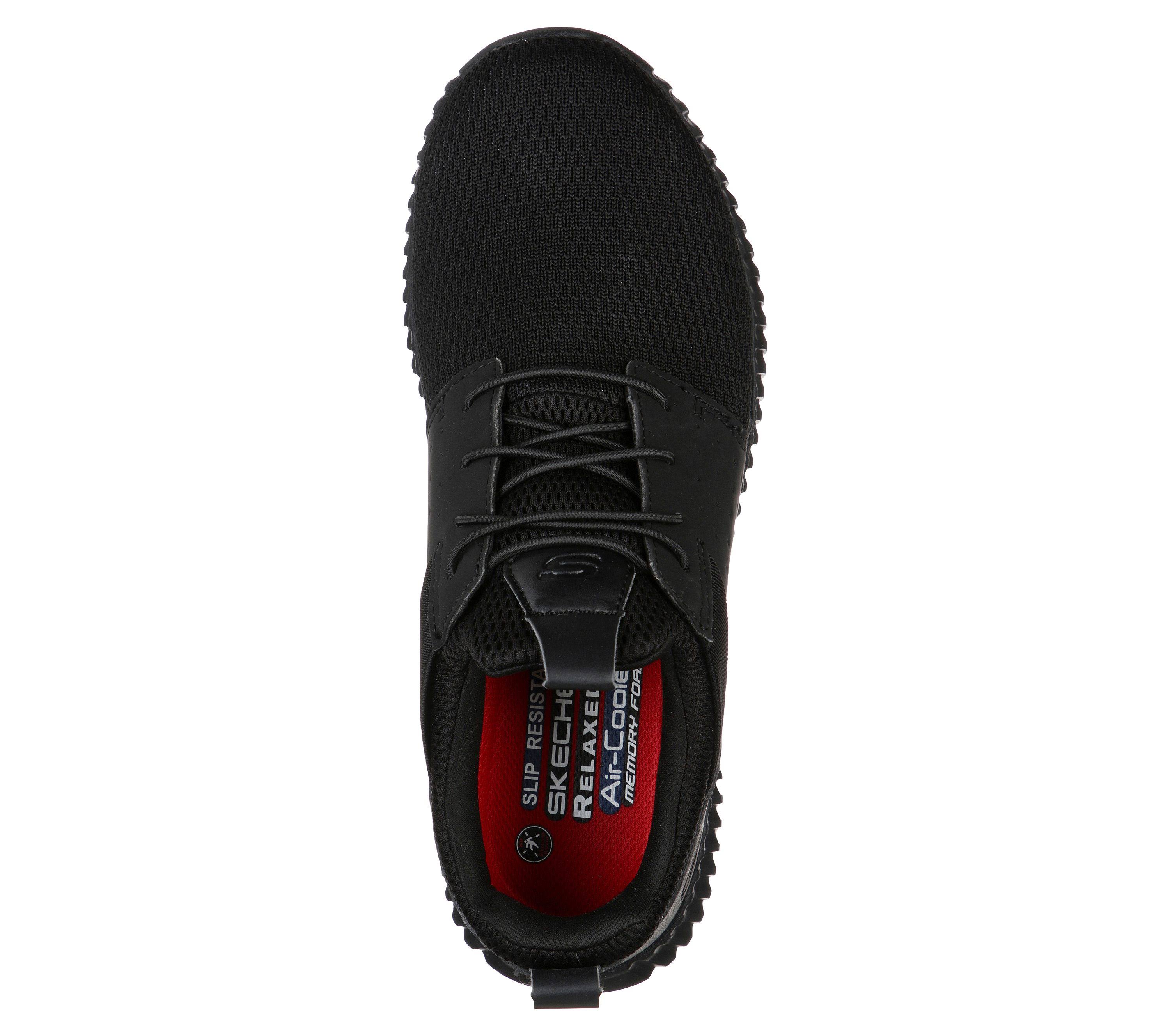 Skechers Work Relaxed Fit: Cessnock - Niehart SR Sneakers, Black, 11.5