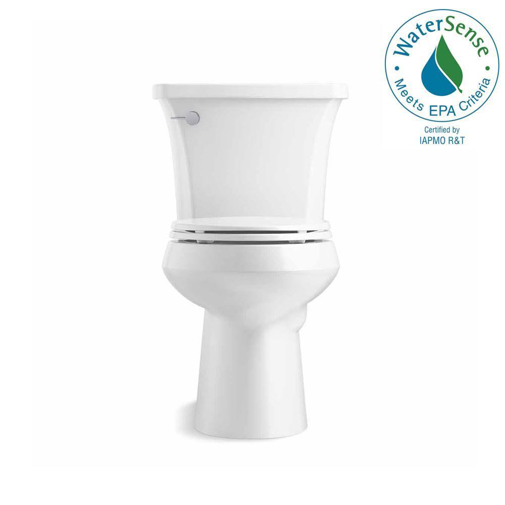 Highline Arc The Complete Solution 2-Piece 1.28 GPF Single Flush Elongated Toilet in White (Slow-Close Seat Included) 78279-0