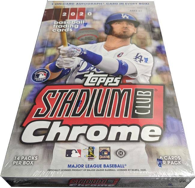 2020 Topps Stadium Club Chrome Baseball Hobby Box
