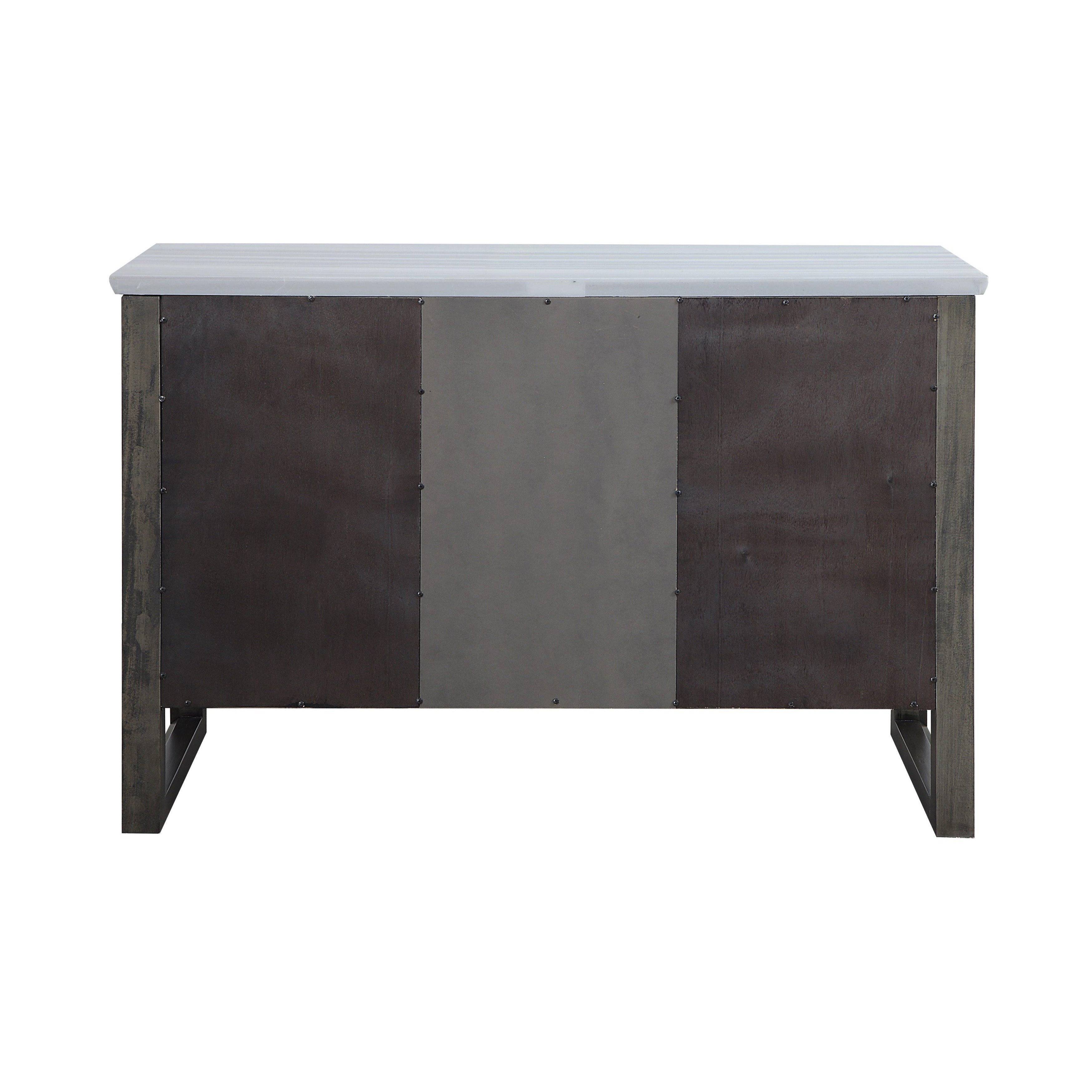 Acme Madan Server, Marble Gray Oak 73169