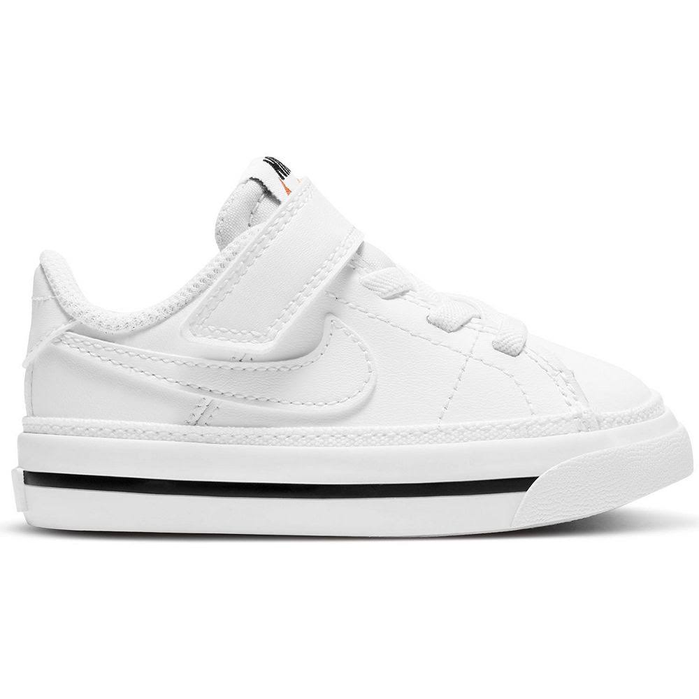 Nike Court Legacy TD &White& White/Black/White Sneakers/Shoes DA5382-100 (US Size 6C)