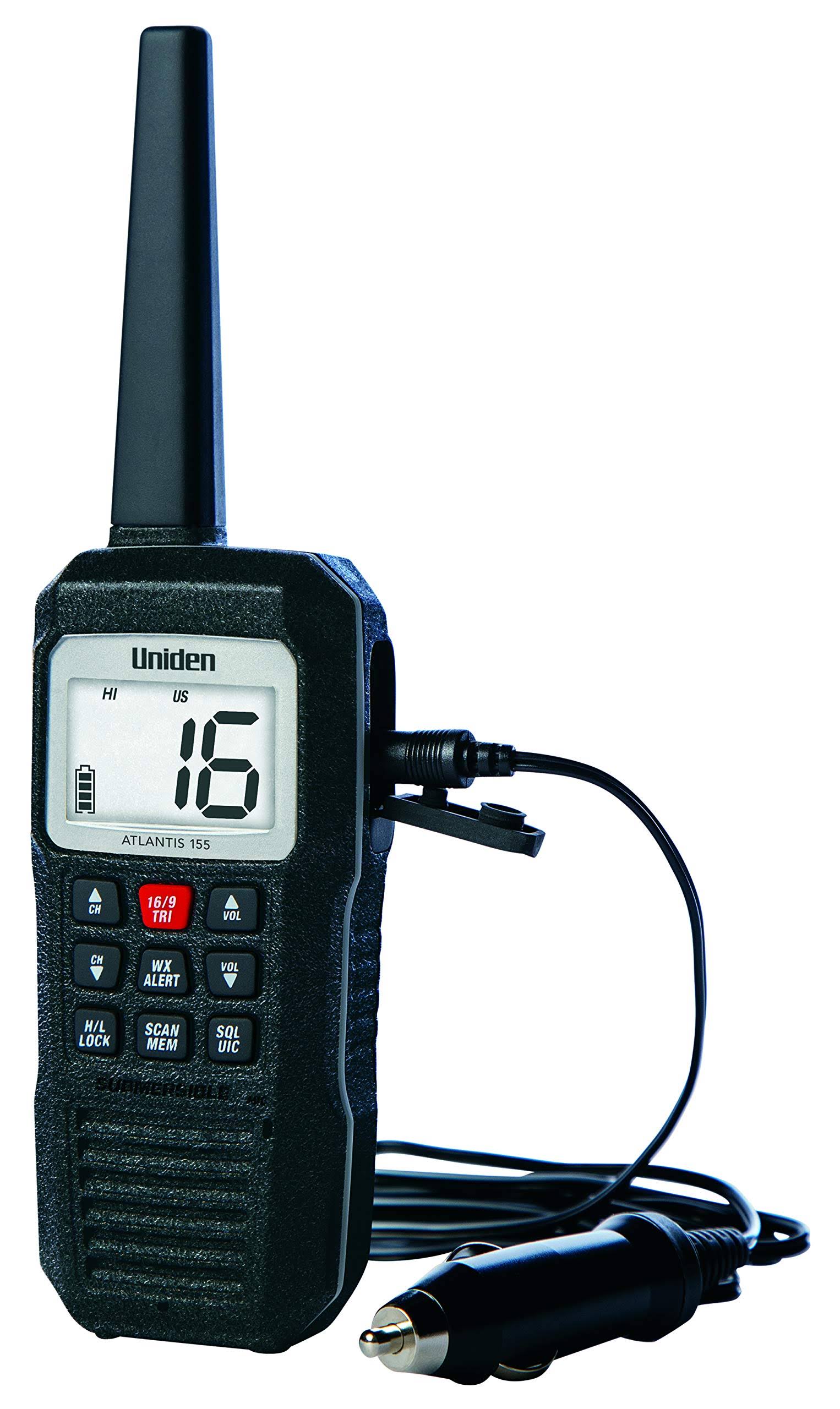 Uniden Atlantis 155 Floating Handheld VHF Marine Radio