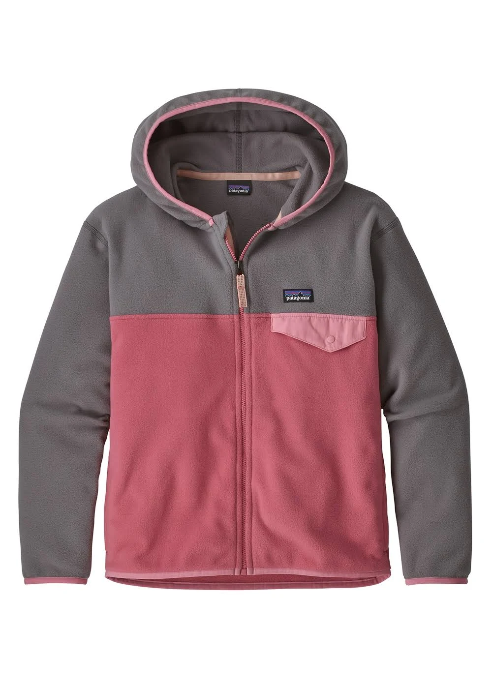 Patagonia Micro D Snap-T Jacket - Girls& Sticker Pink, XL