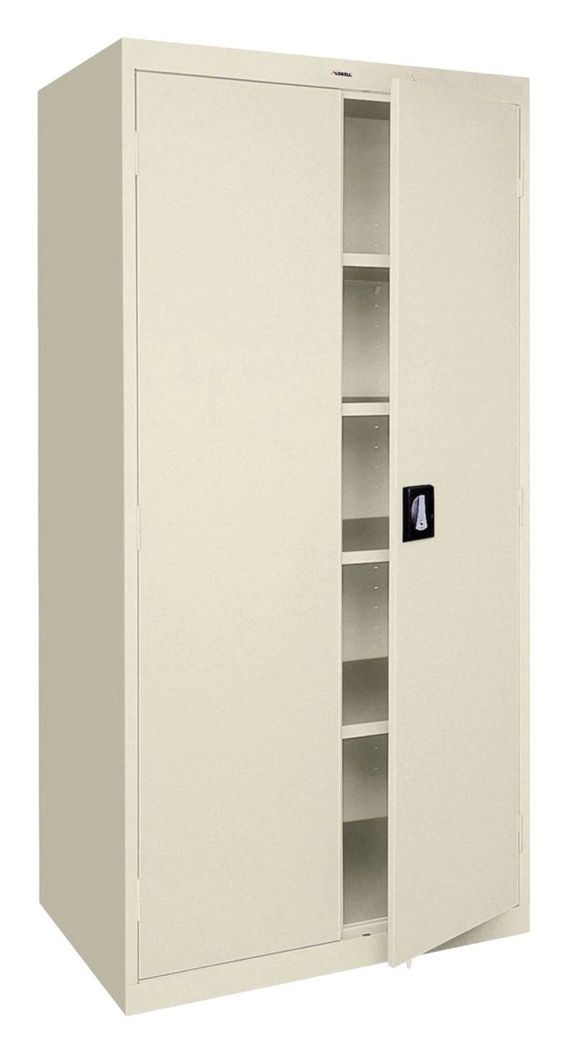 Lorell LLR41307 Fortress Series Storage Cabinets, Putty