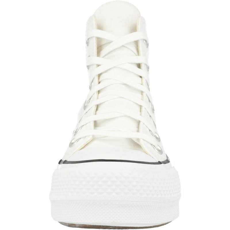 Chuck Taylor All Star Canvas Platform High Top - White Women's 10