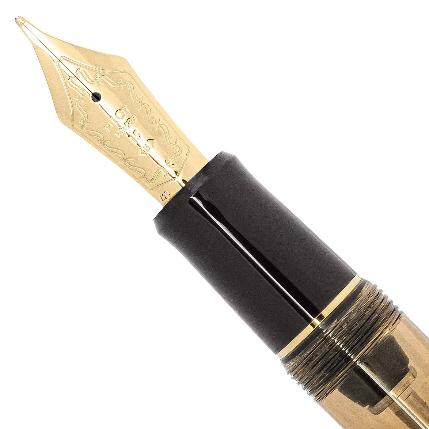 Pilot Custom 823 Amber Fountain Pen - Fine