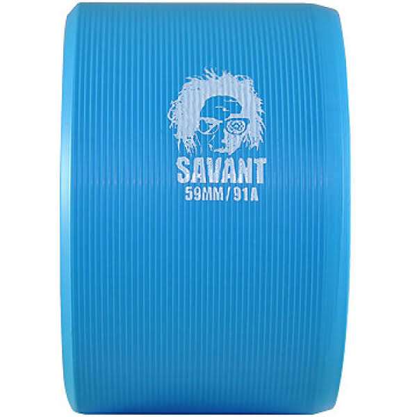 Atom Savant Skate Wheels Blue 91A Set of 4
