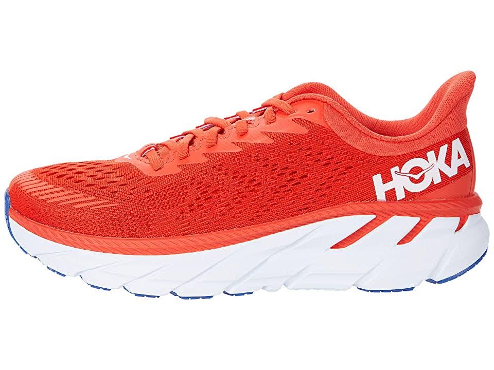 Hoka One One Men's Clifton 7 Running Shoes, Fiesta