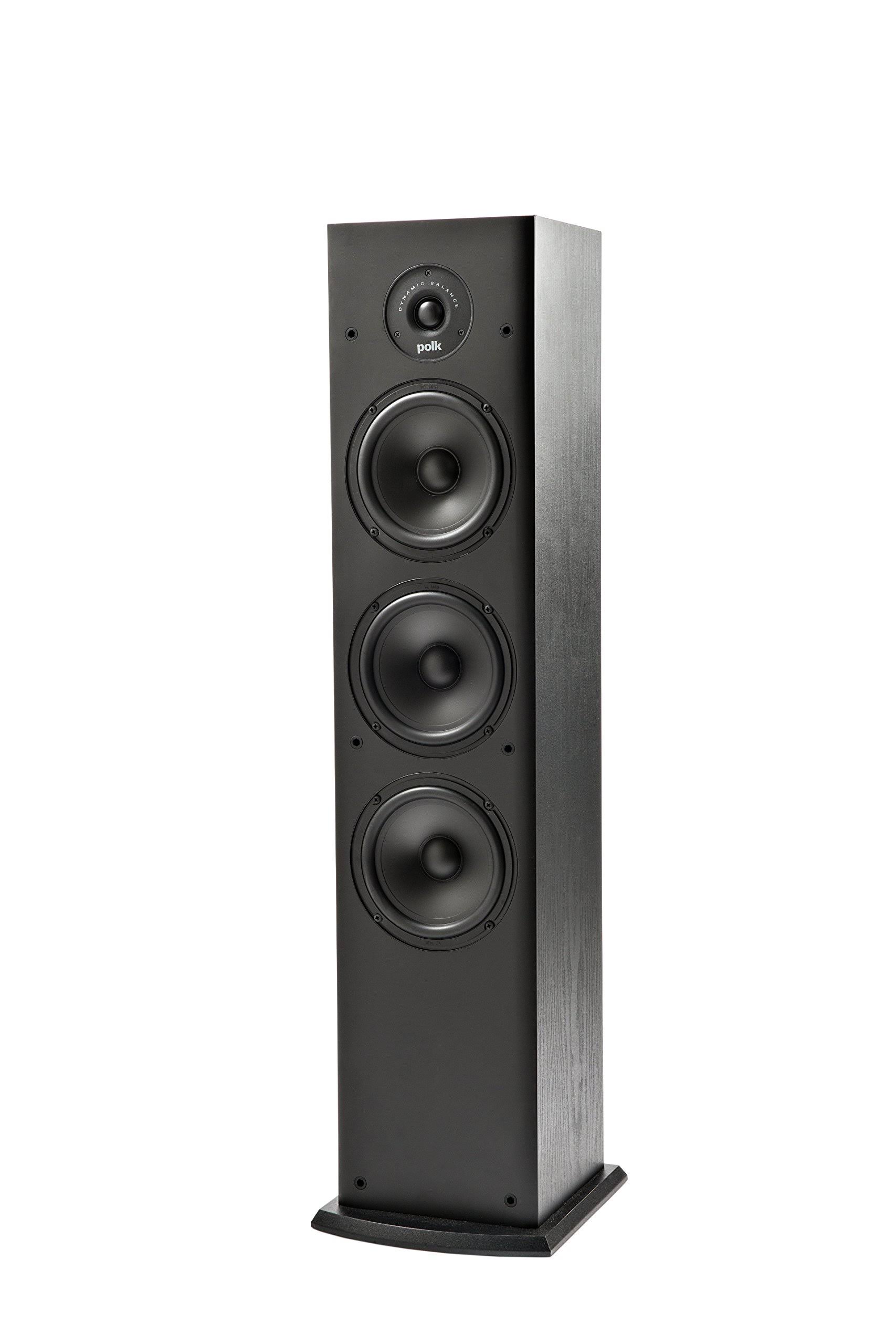 Polk Audio T50 2-Way Floor-Standing Speaker - Black
