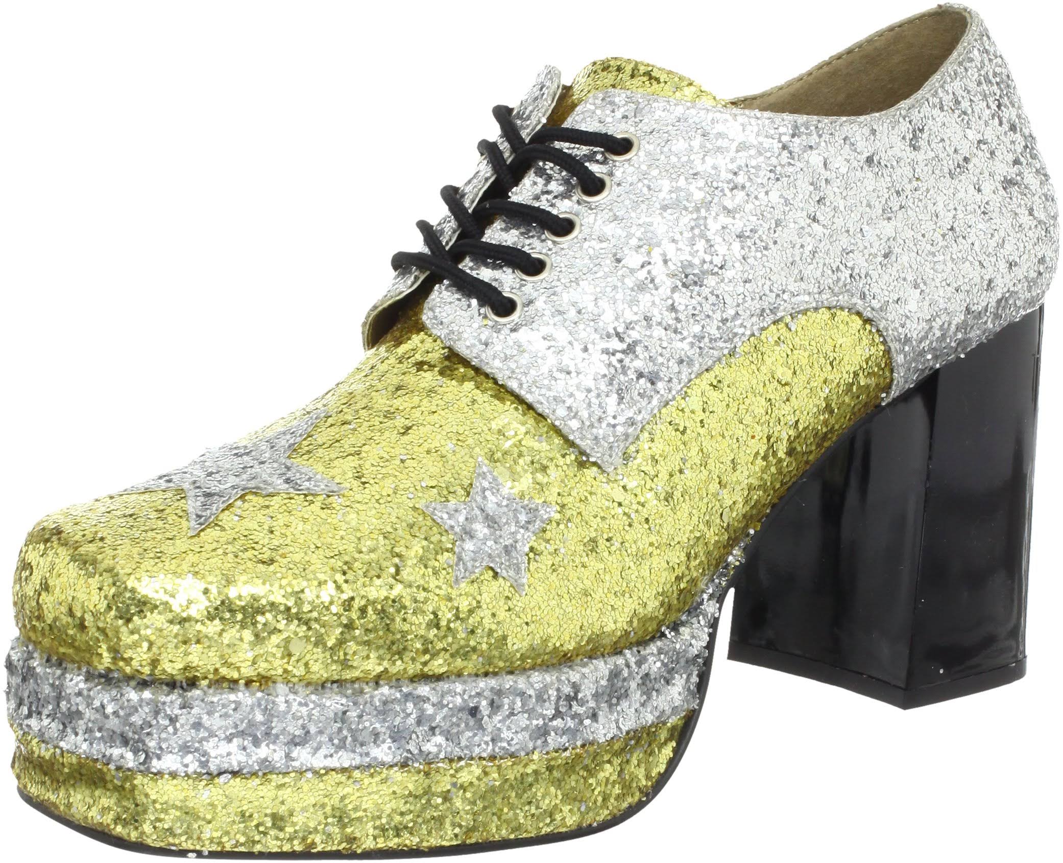 Funtasma Men's Glamrock 02, Silver/Gold Glitter