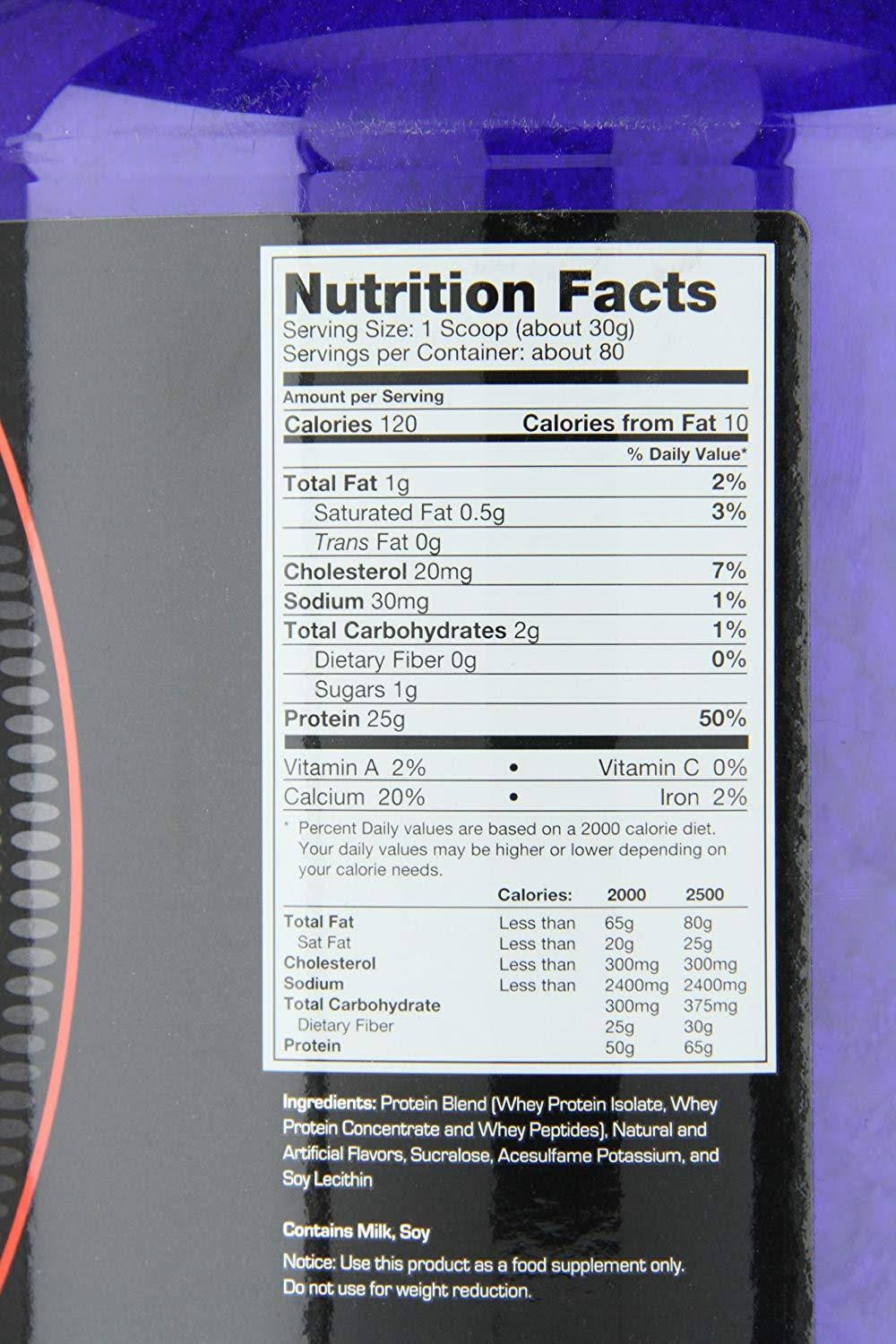 Ultimate Nutrition ProStar Whey Protein, Creamy Vanilla - 5 lb