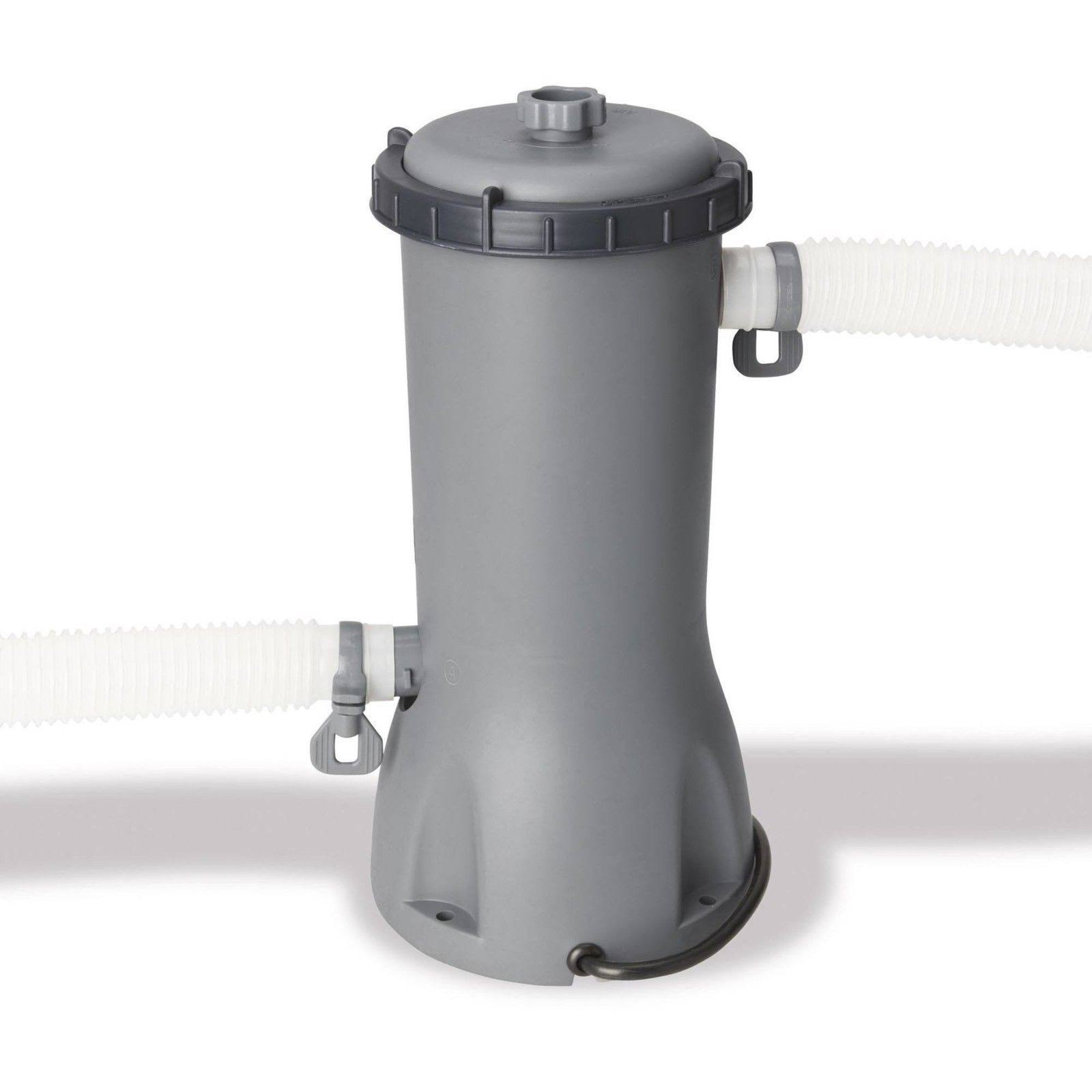 Coleman Power Steel 22& x 52 inch Frame Swimming Pool Set, Gray