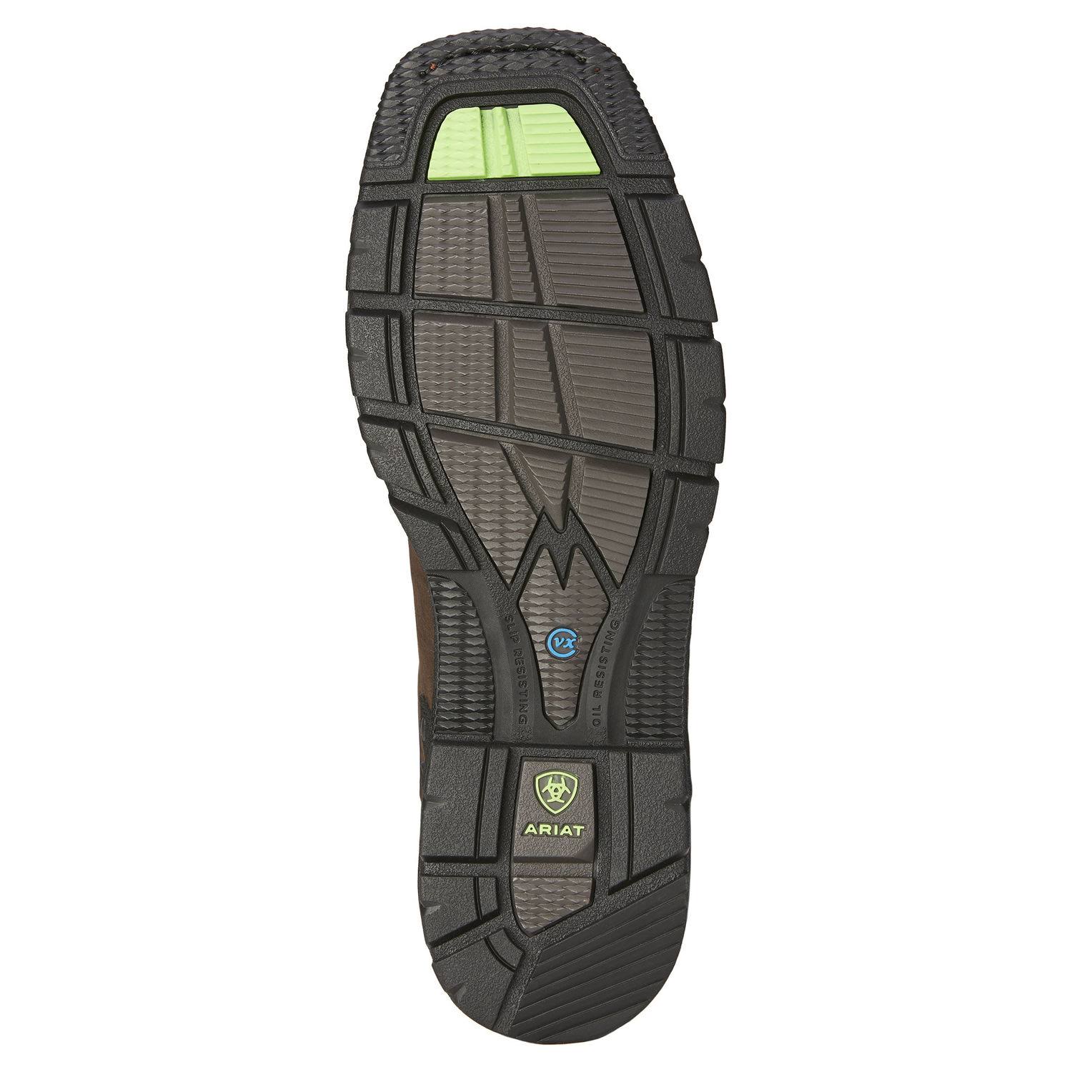 Ariat Men's Catalyst VX Bruin Brown Waterproof Wide Square Composite Toe Work Boot