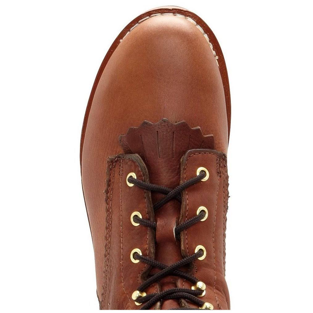 Georgia Boot Men's Farm and Ranch Lacer Work Boots, Brown