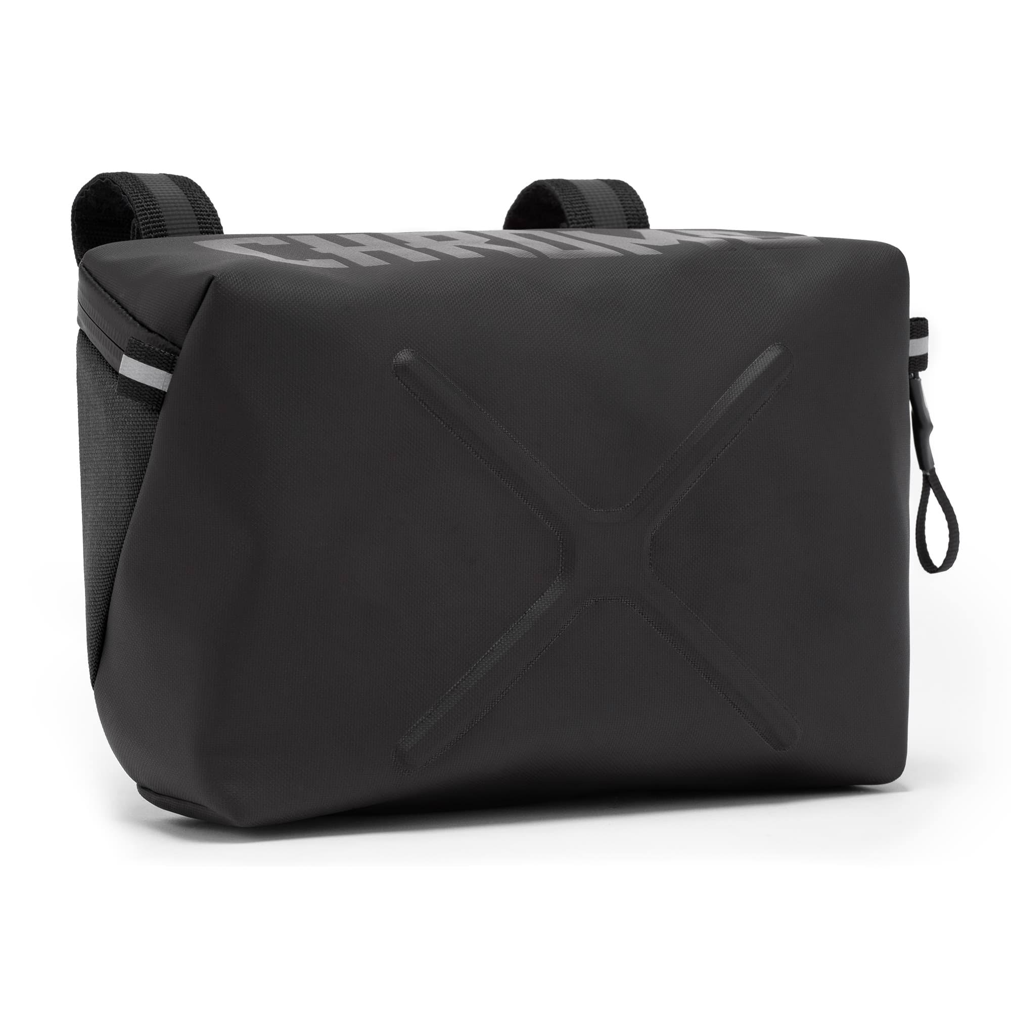 Chrome Helix Handlebar Bag - Black