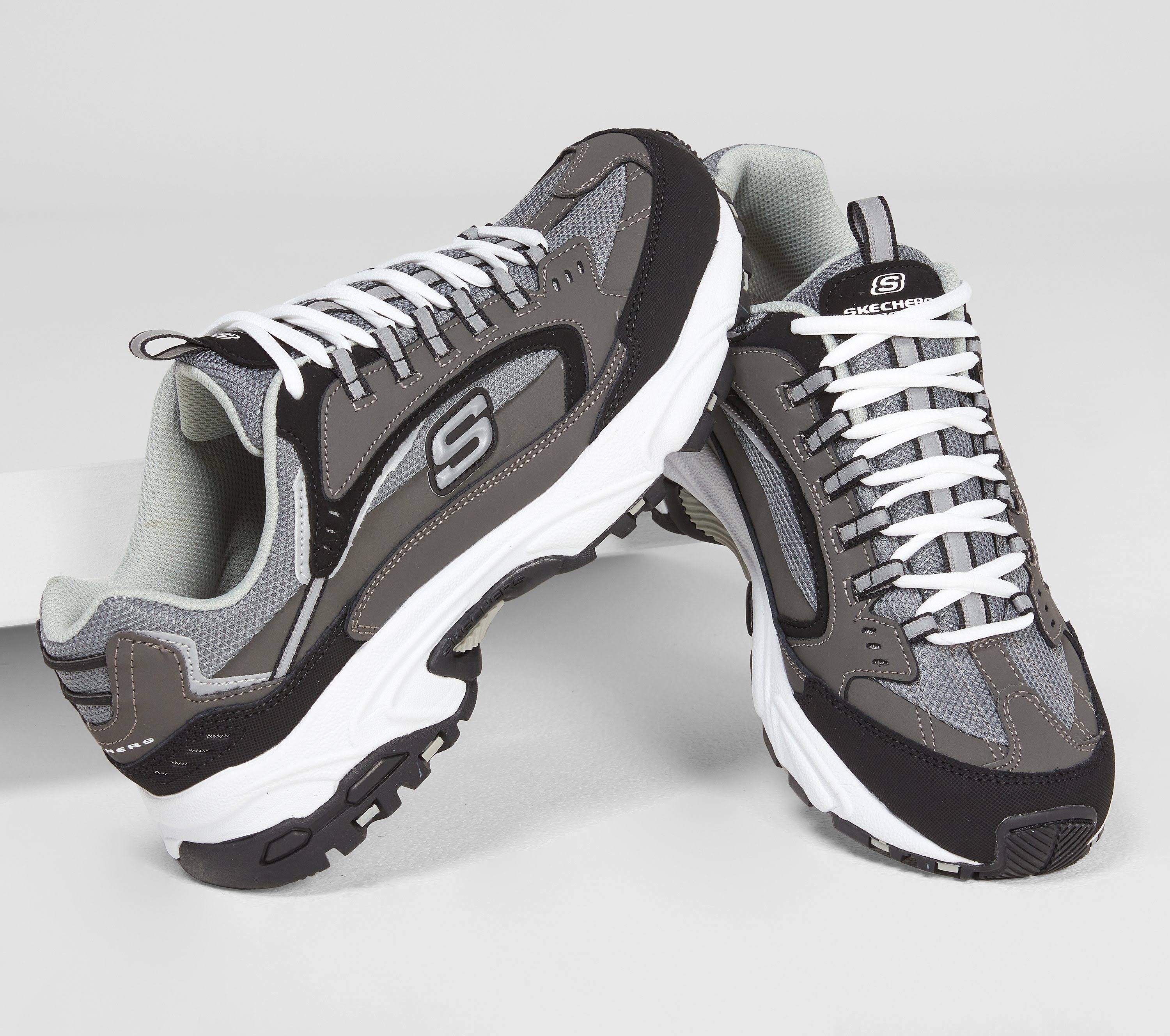 Skechers Men's Stamina Nuovo, Charcoal/Black