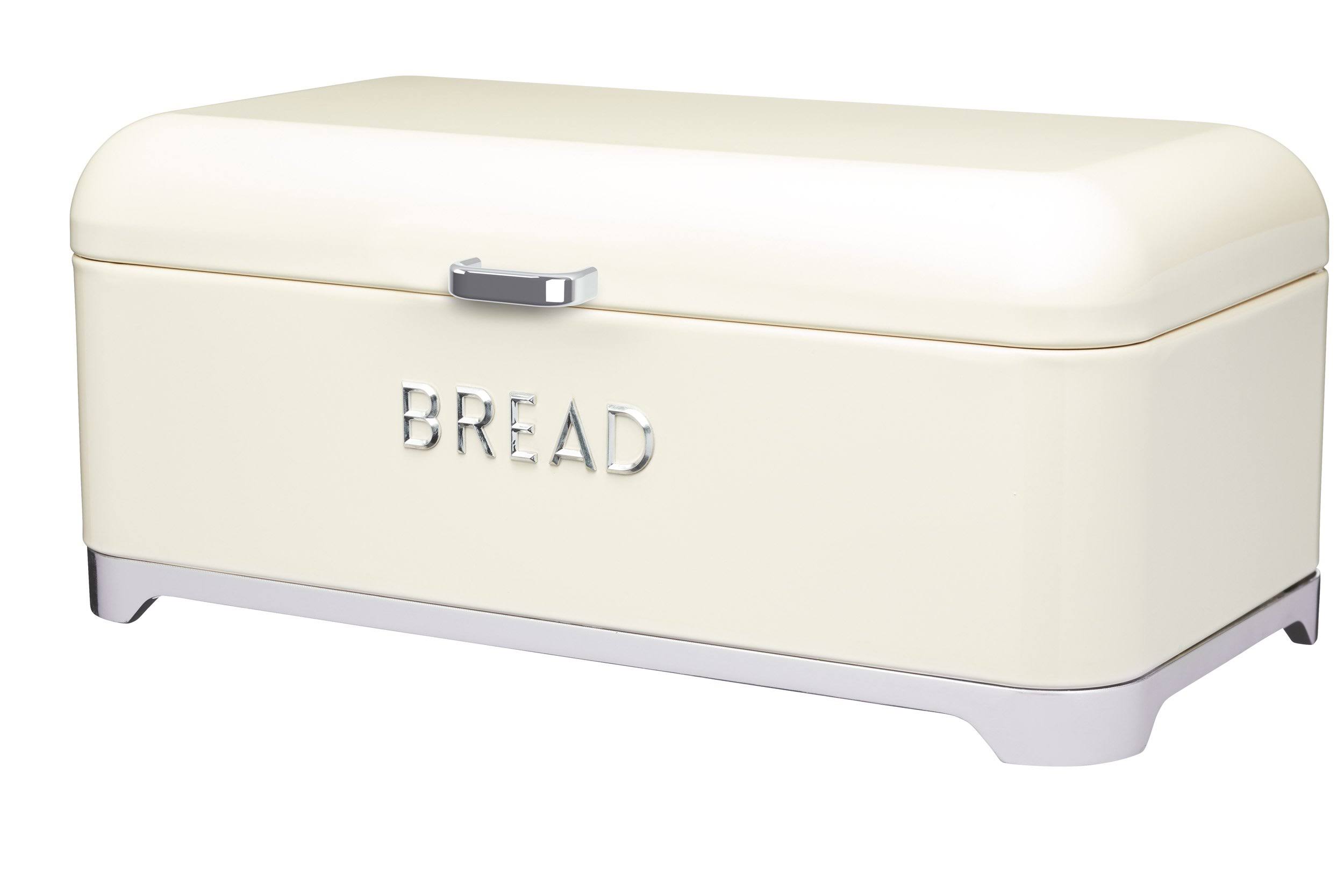 KitchenCraft Lovello Bread Bin, 42 x 22cm (16.5x22 x 8.5x22) - Vanilla Cream