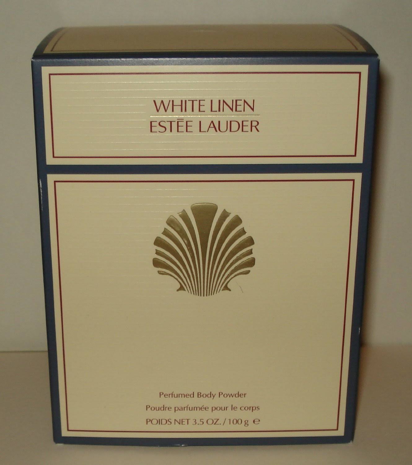 Estee Lauder White Linen Perfumed Body Powder with Puff - 100g/3.4oz