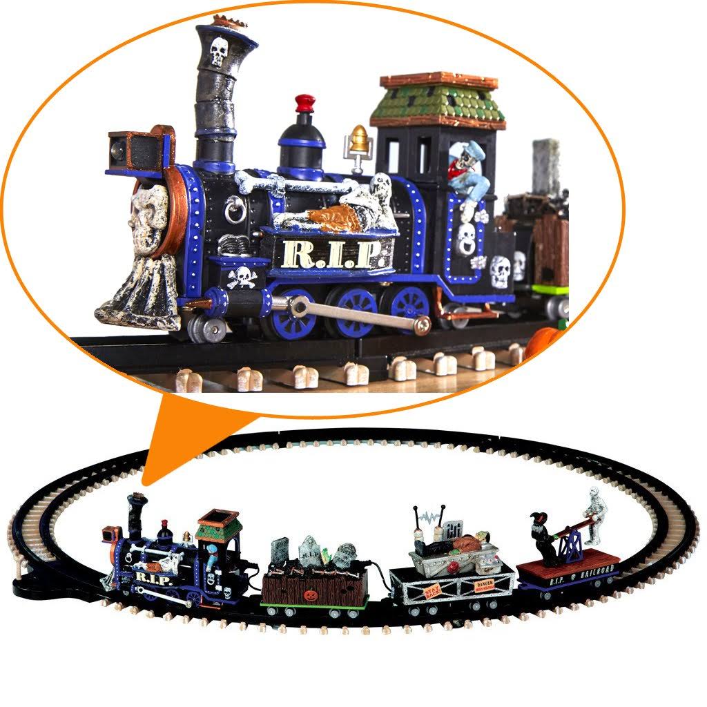 Lemax Spooky Town R. I. P. Railroad