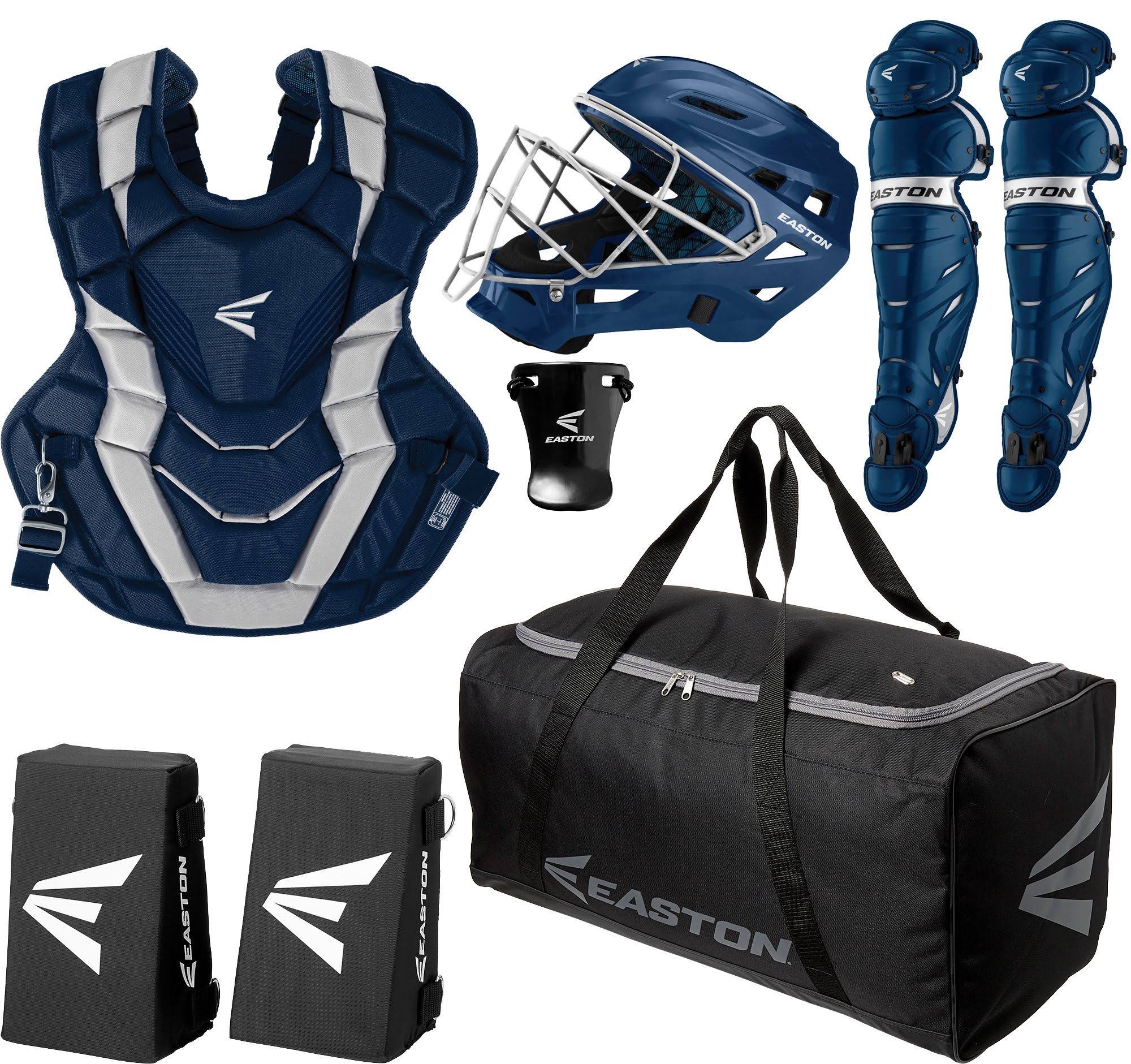 Easton Adult Gametime Elite Catcher's Set, Blue