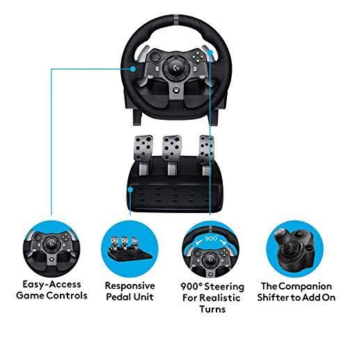 Logitech G920 Driving Force Racing Wheel and Floor