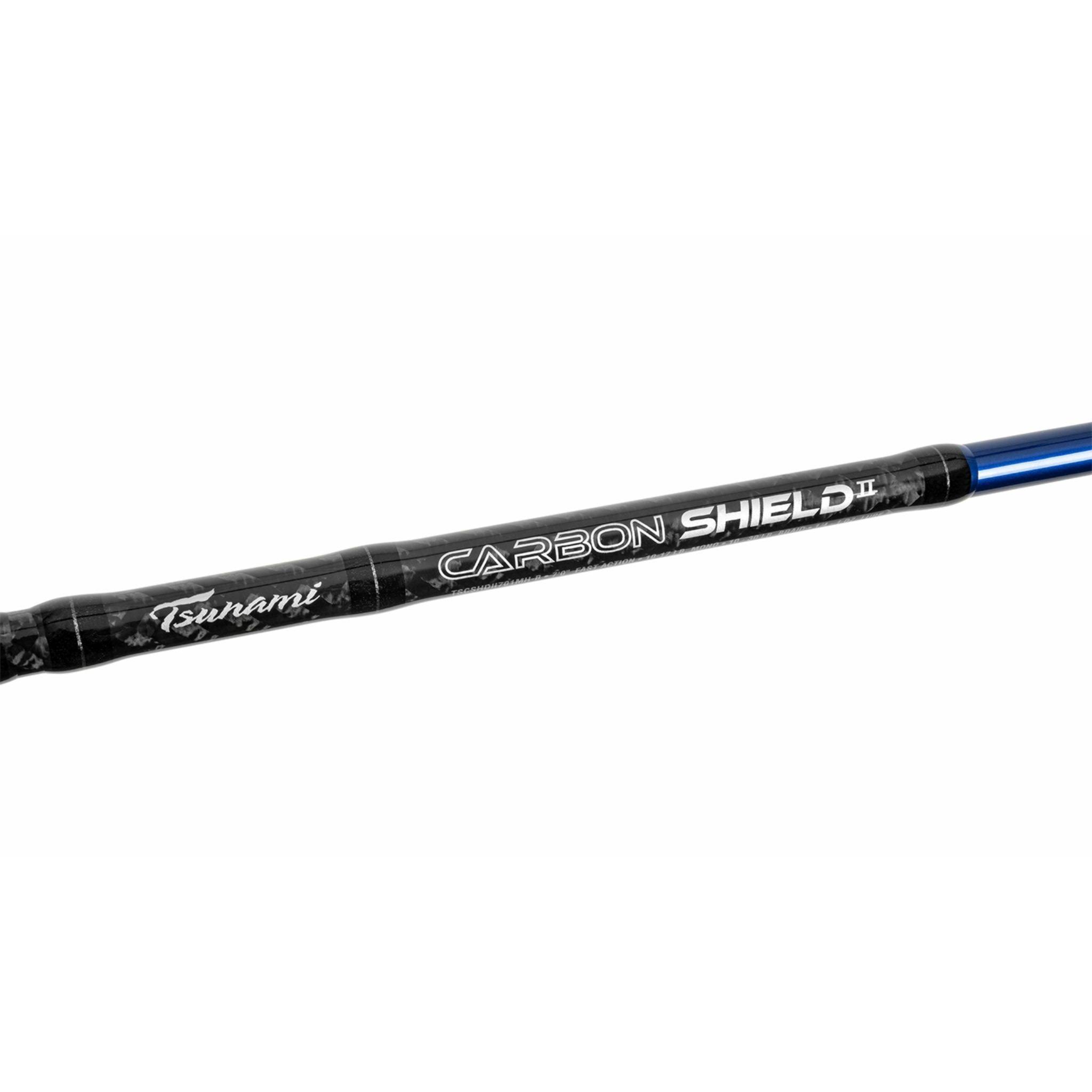 Tsunami Carbon Shield II Spinning Rod - TSCSHDII761M-B