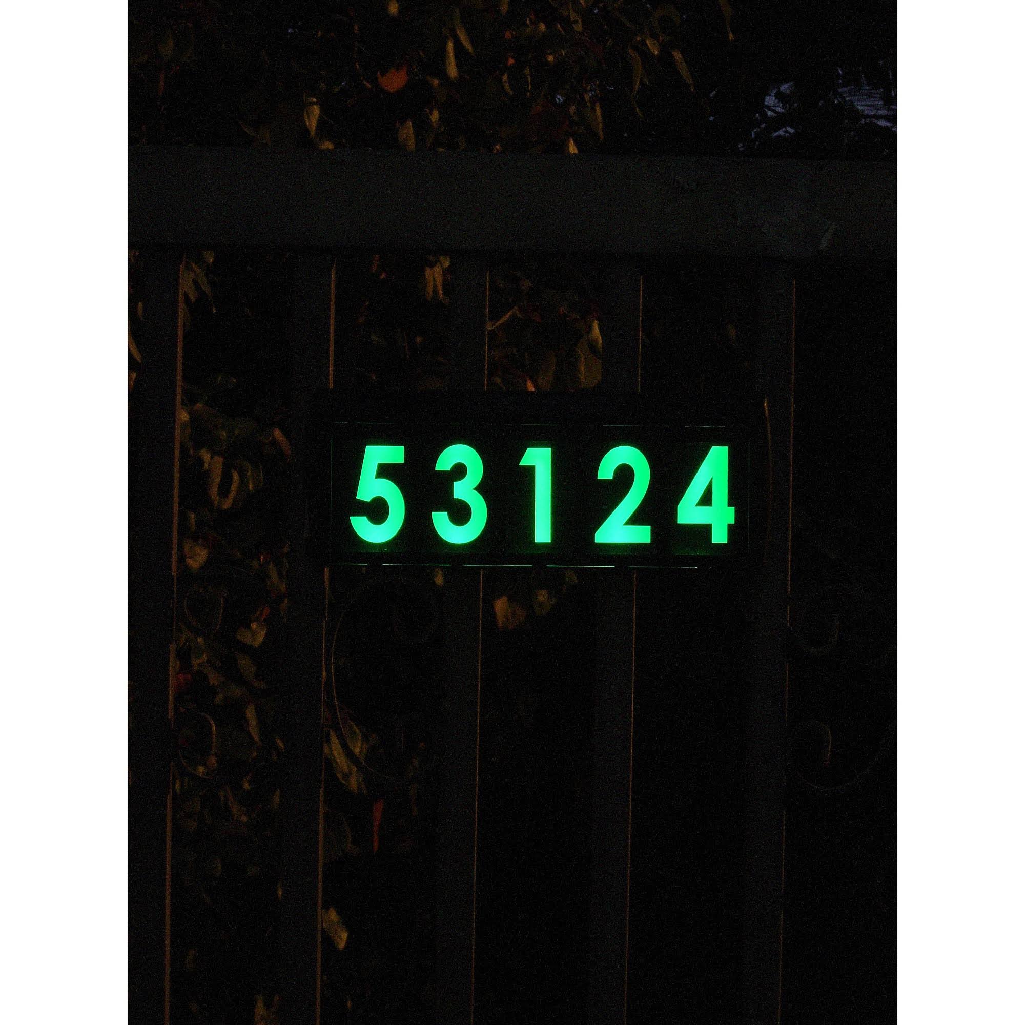 Gama Sonic Solar Address Sign