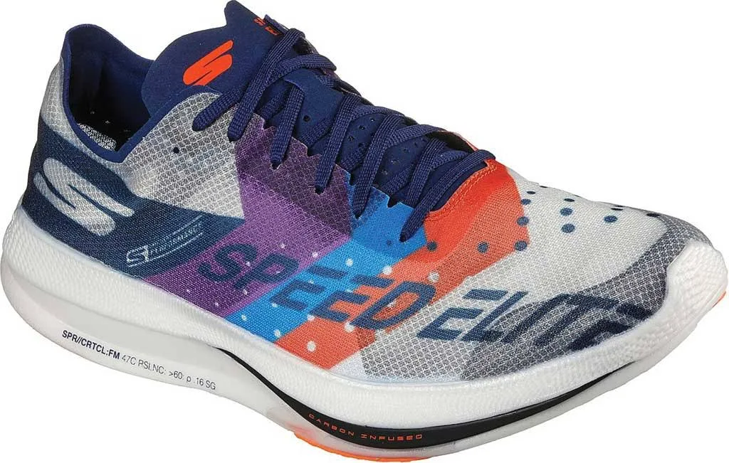 Skechers Men's Go Run Speed Elite White/Multi / 12