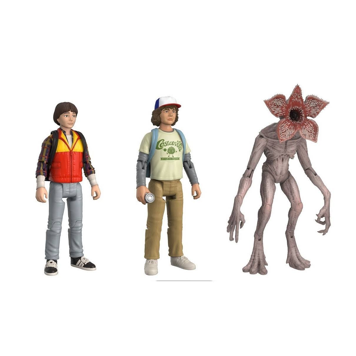 Funko Stranger Things Will, Dustin u0026 Demogorgon Action Figure 3-Pack