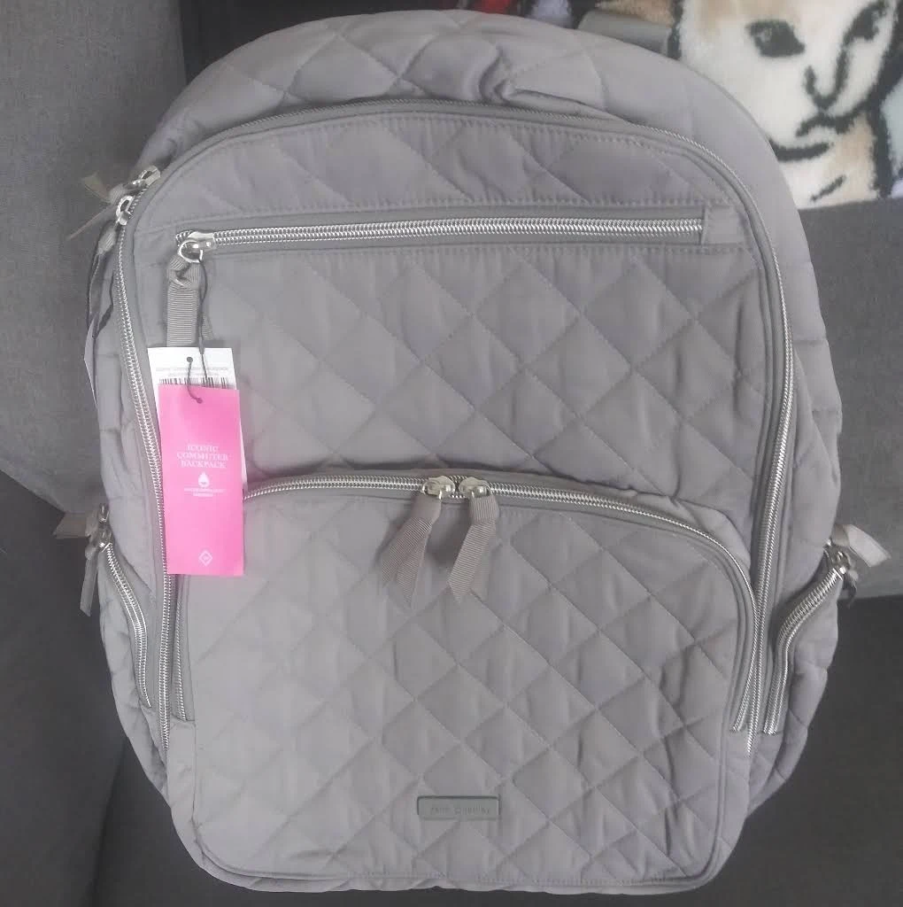 Vera Bradley Commuter Backpack, Women's, Size: One size, Gray