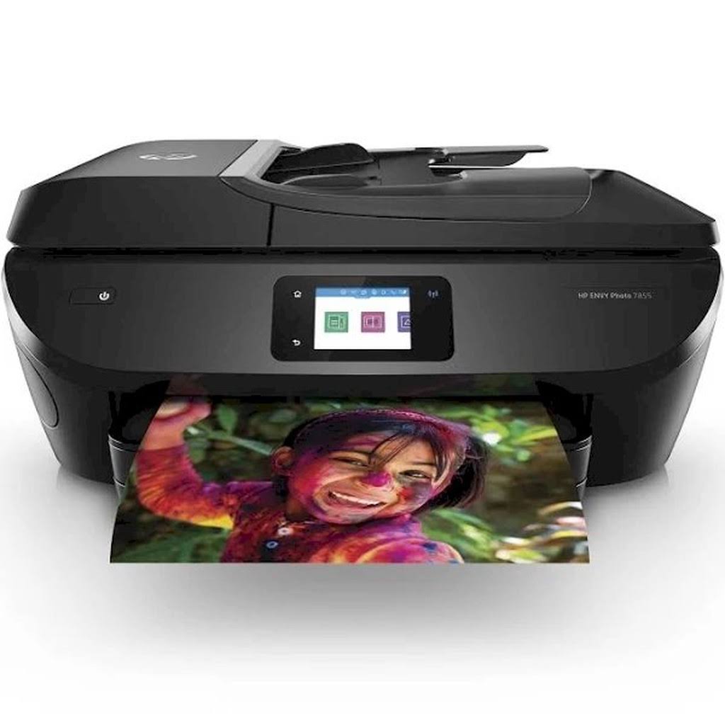 HP Envy Photo 7855 Wireless Color Inkjet All-in-One Photo Printer with - Black
